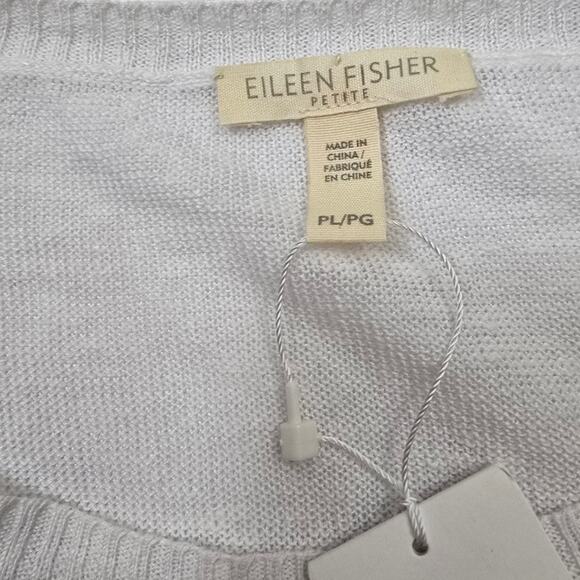 Eileen Fisher Organic Linen Bateau Neck Tunic Coastal Sustainable Beachy XLP - Picture 4 of 15